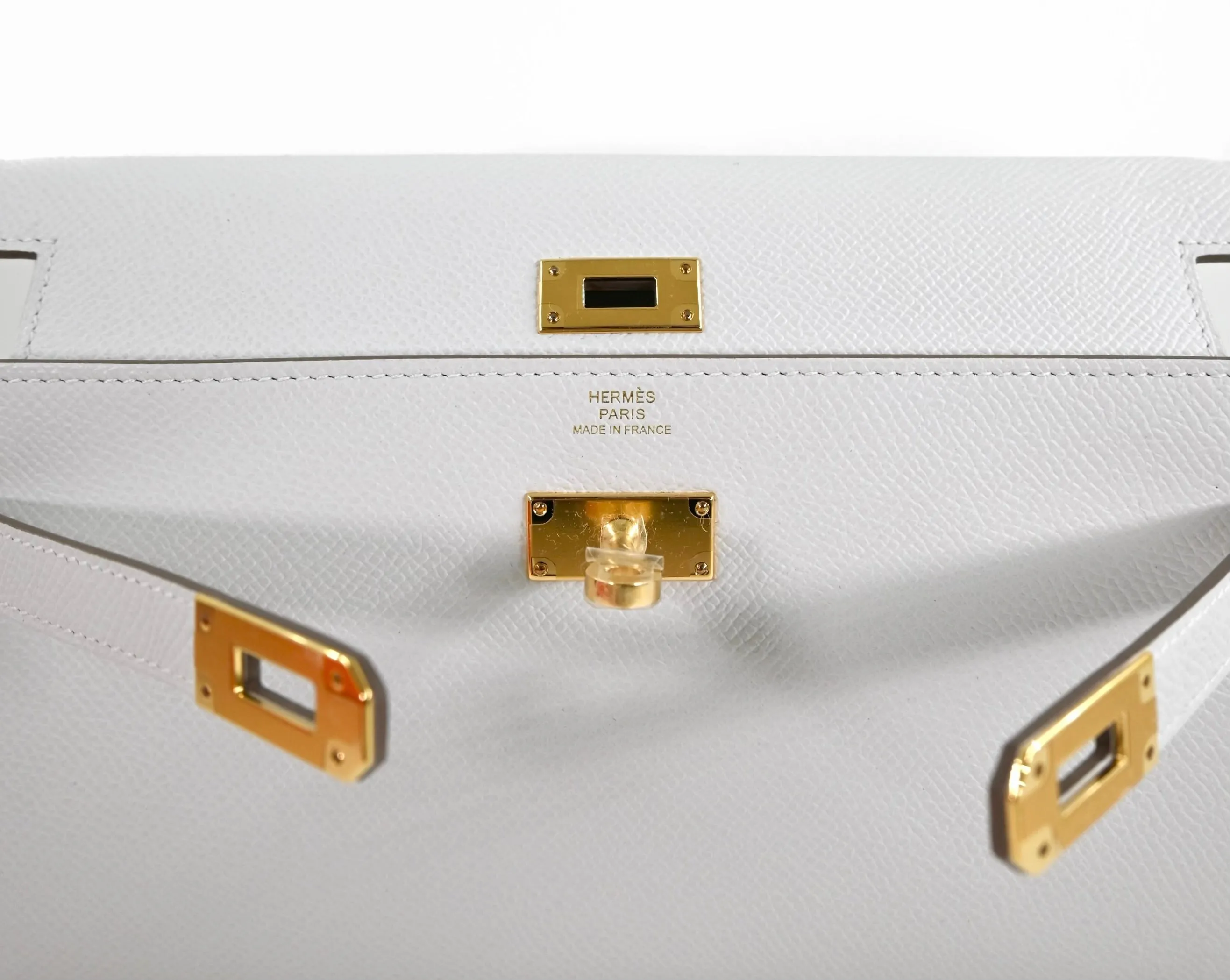 Kelly Wallet To Go Gris Pale Epsom GHW