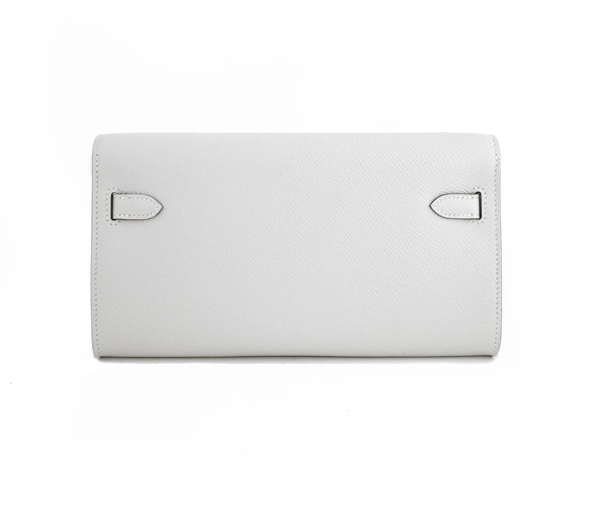 Kelly Wallet To Go Gris Pale Epsom GHW