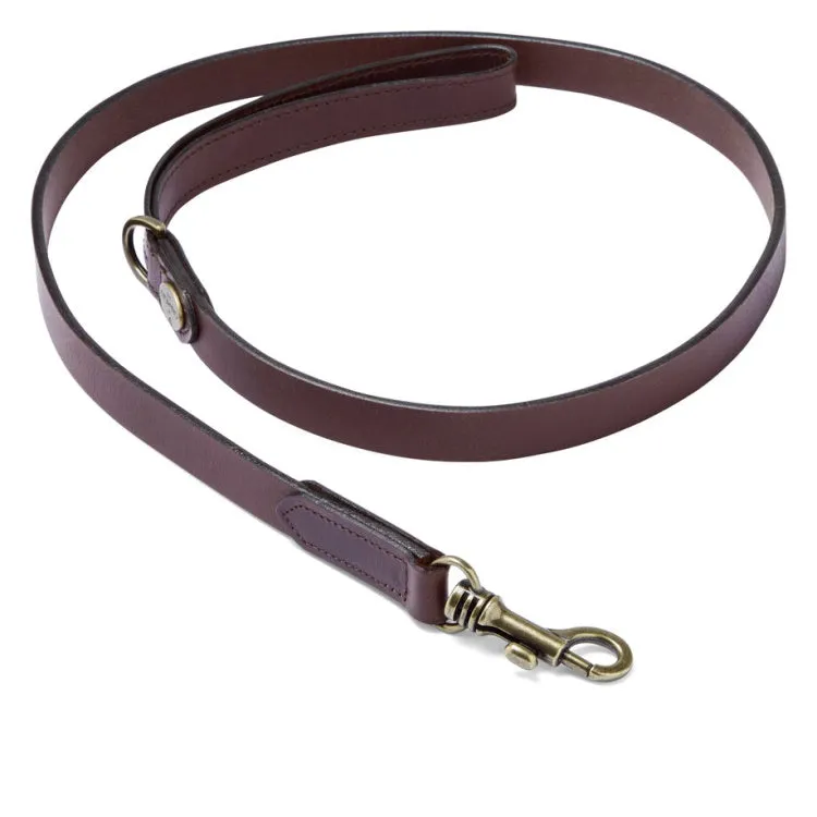 Le Chameau Leather Dog Lead - Dark Brown