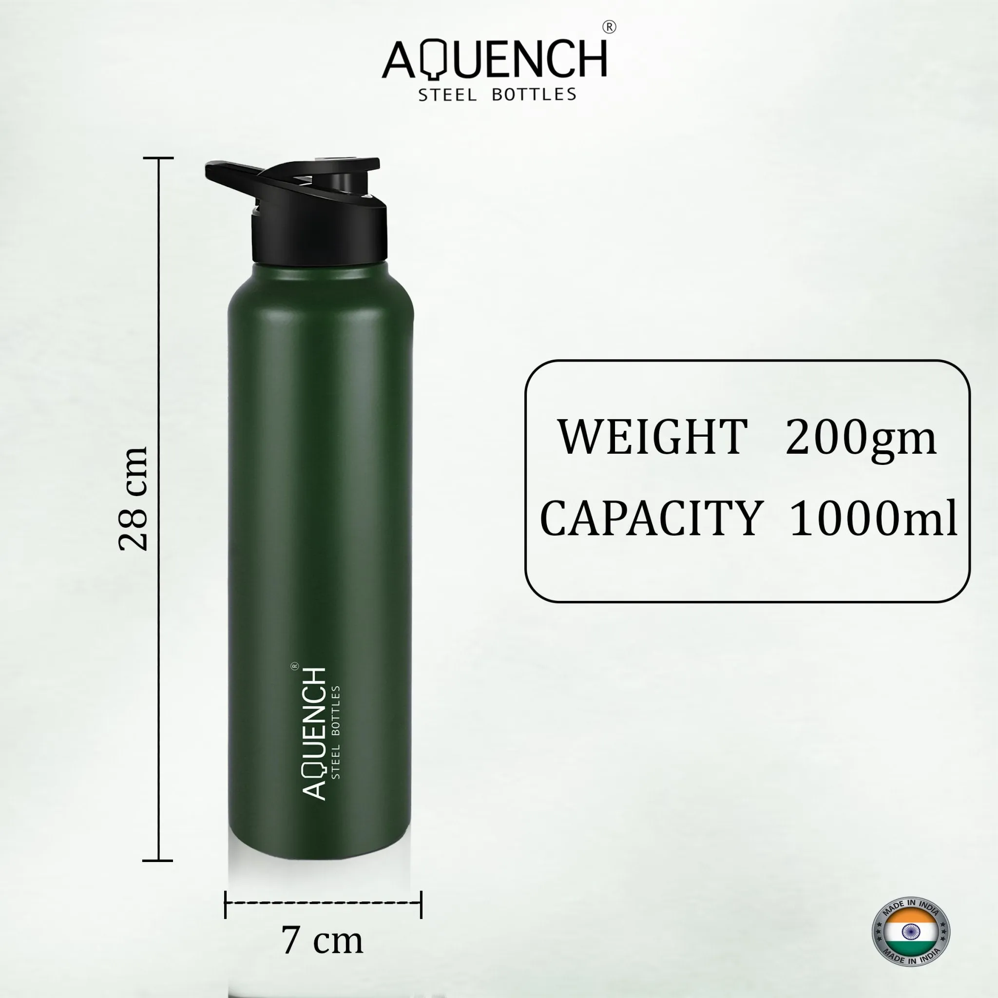 Lean Pro Dark Green Water Bottle