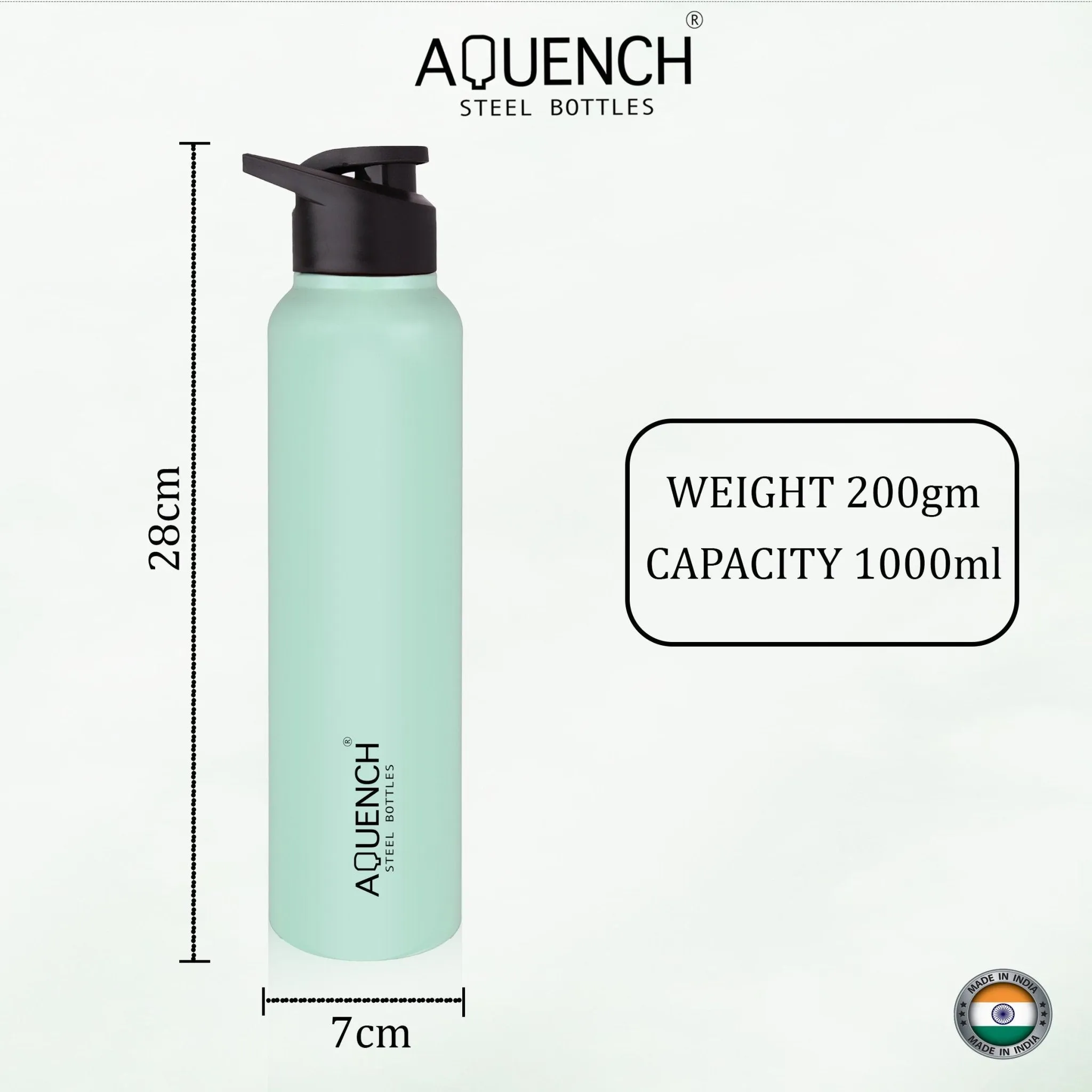 Lean Pro Light Green Water Bottle