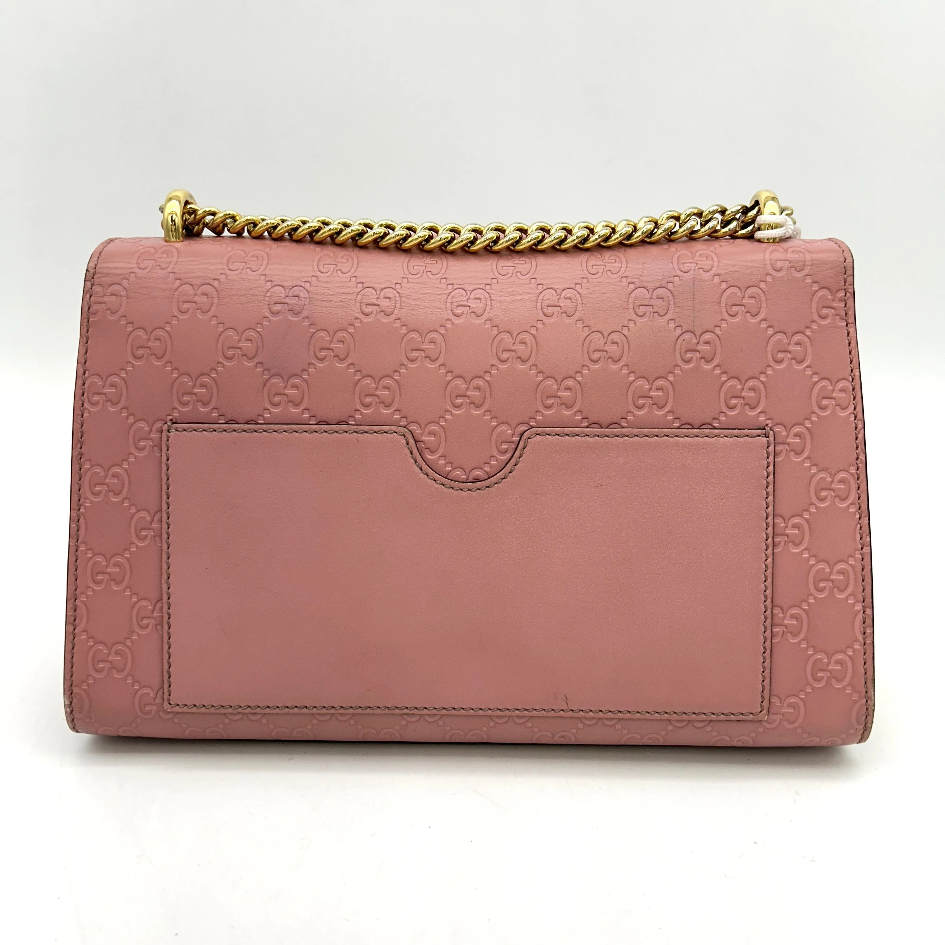 Leather handbag Gucci Pink in Leather LA17733