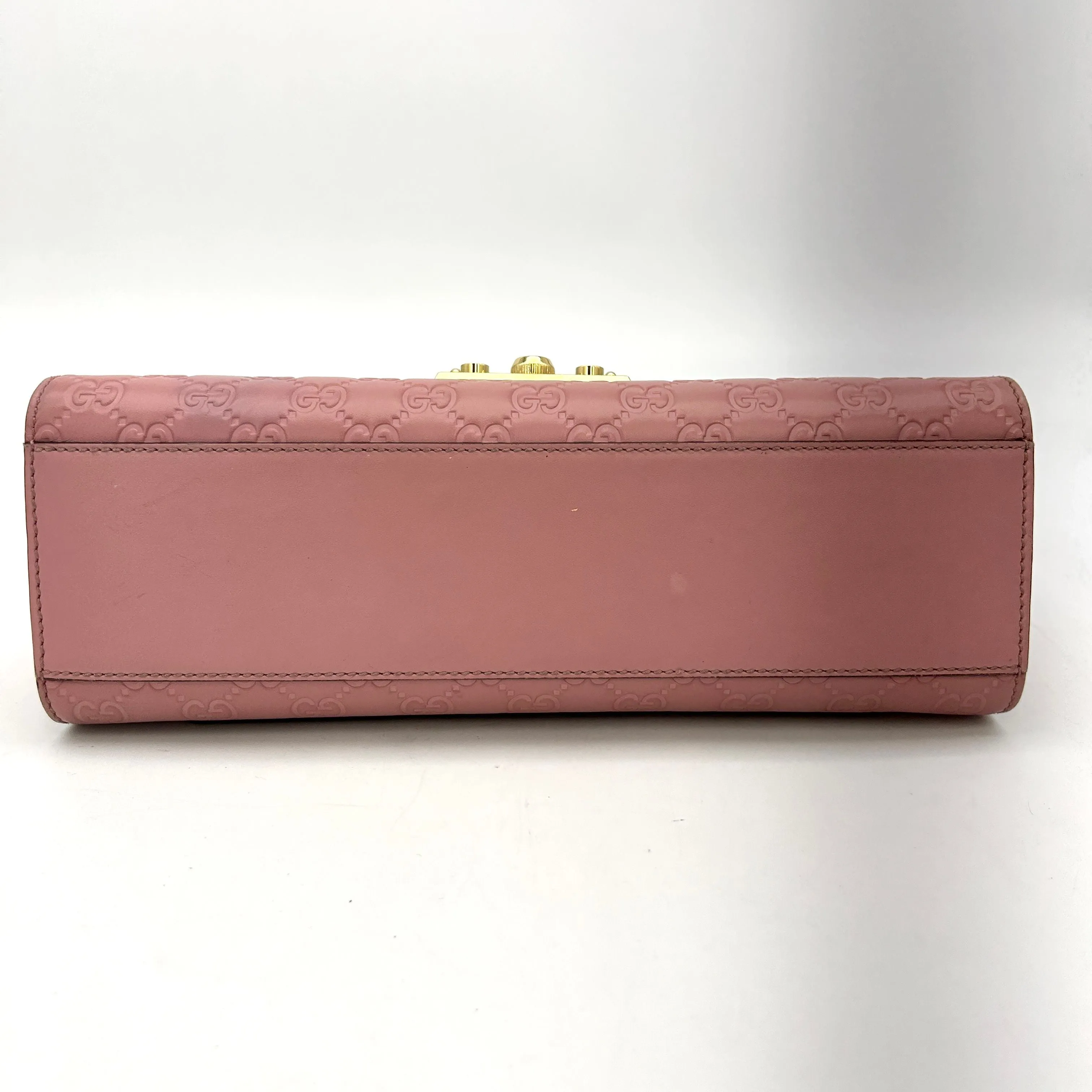 Leather handbag Gucci Pink in Leather LA17733