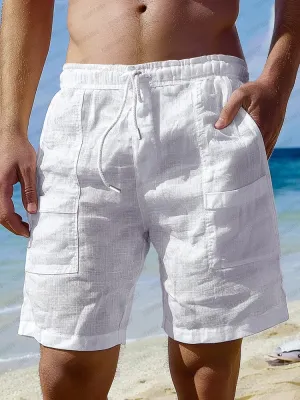 Lightweight Multi Pockets 100% Cotton Shorts