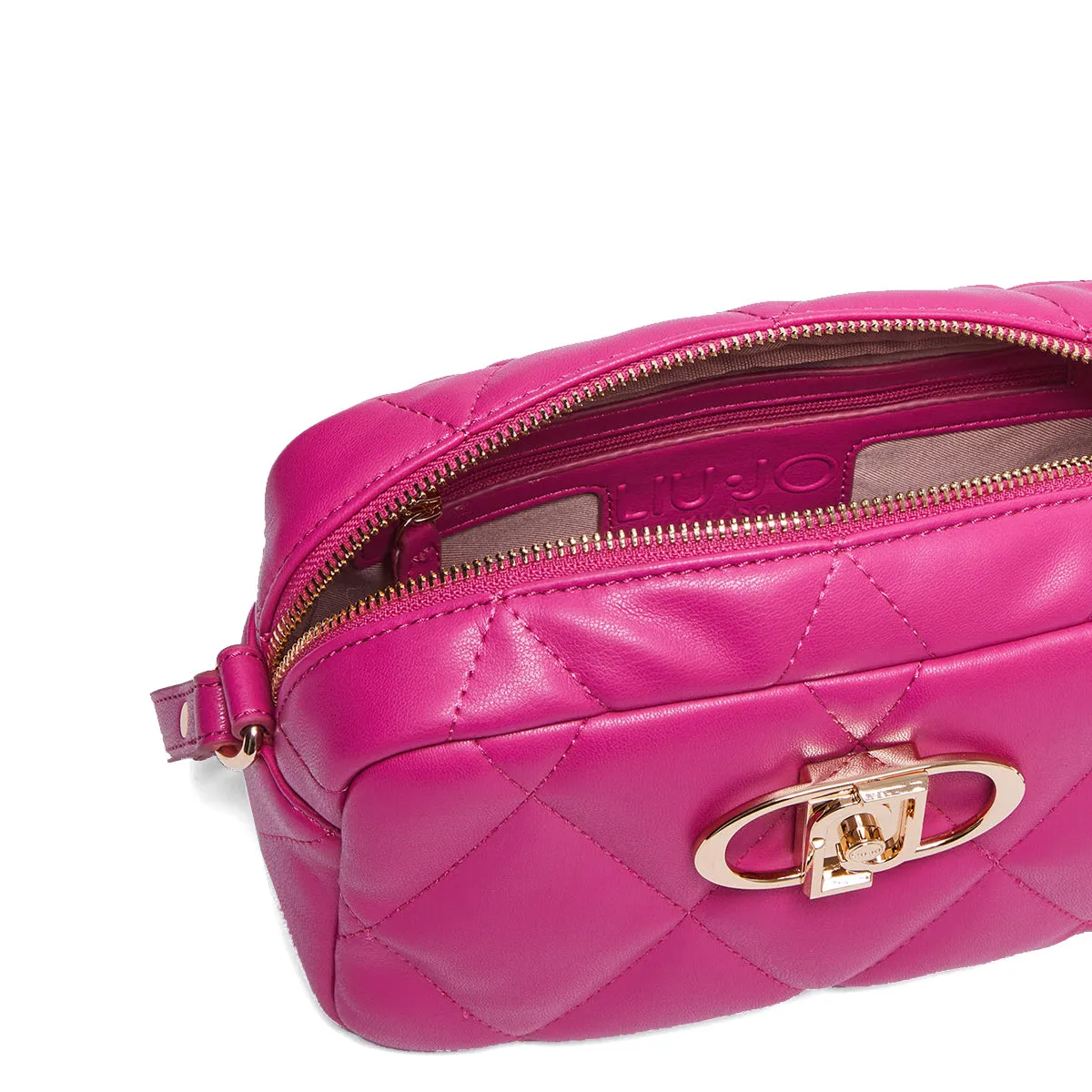 Liu Jo - Camera Bag trapuntata Dark Fuxia - AF3251E0426 - DARK/FUXIA