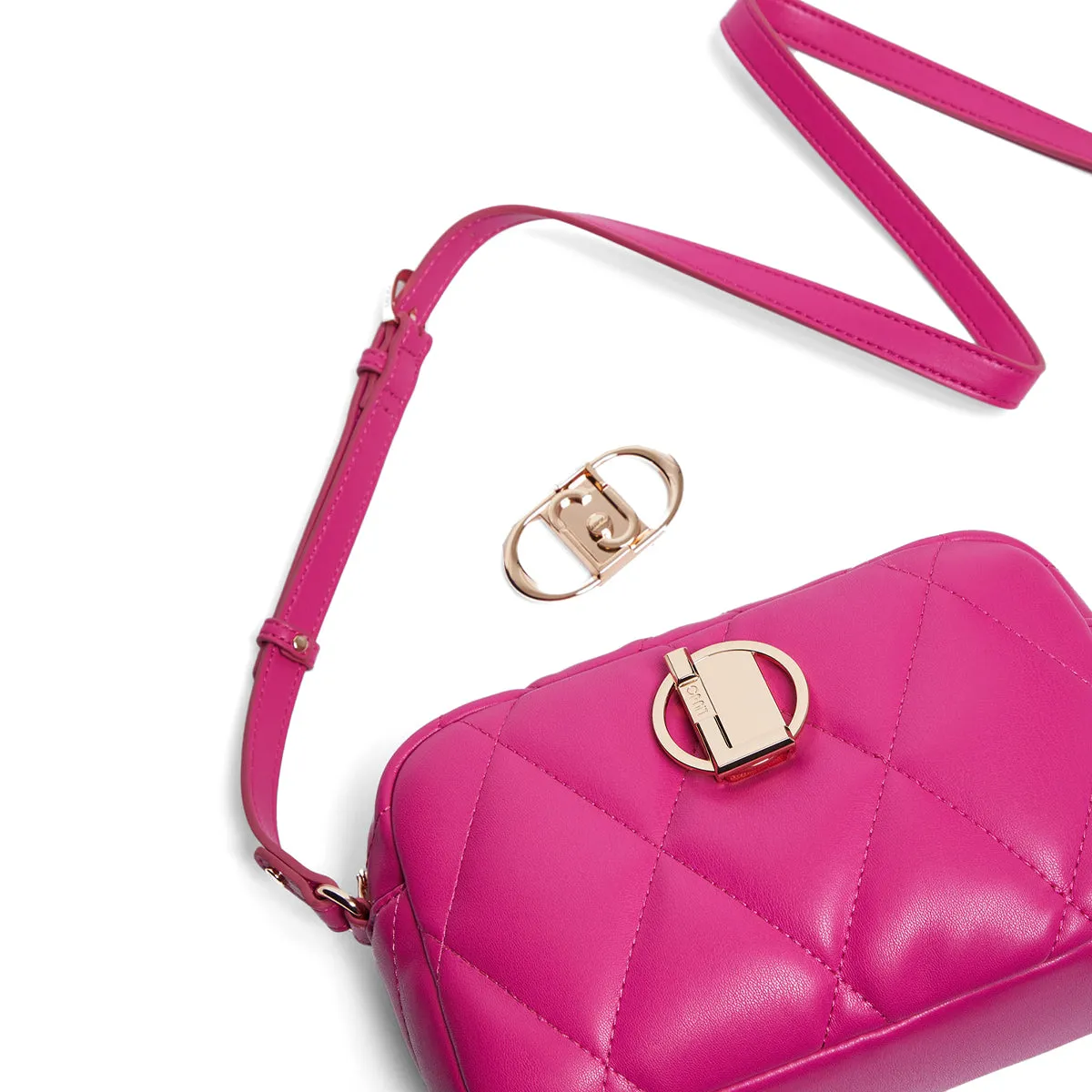 Liu Jo - Camera Bag trapuntata Dark Fuxia - AF3251E0426 - DARK/FUXIA