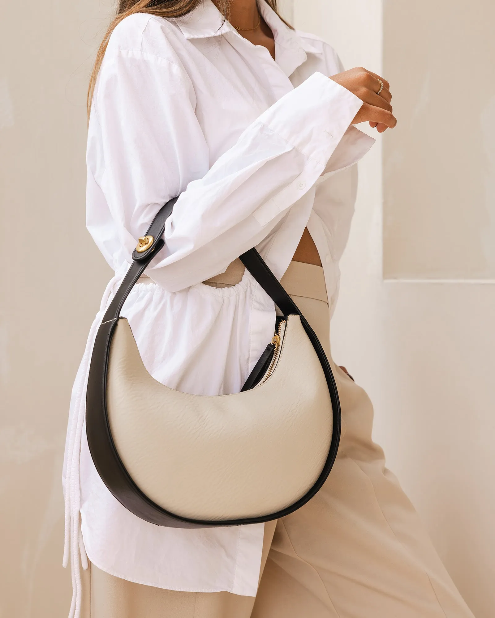 LUNA SHOULDER BAG OYSTER