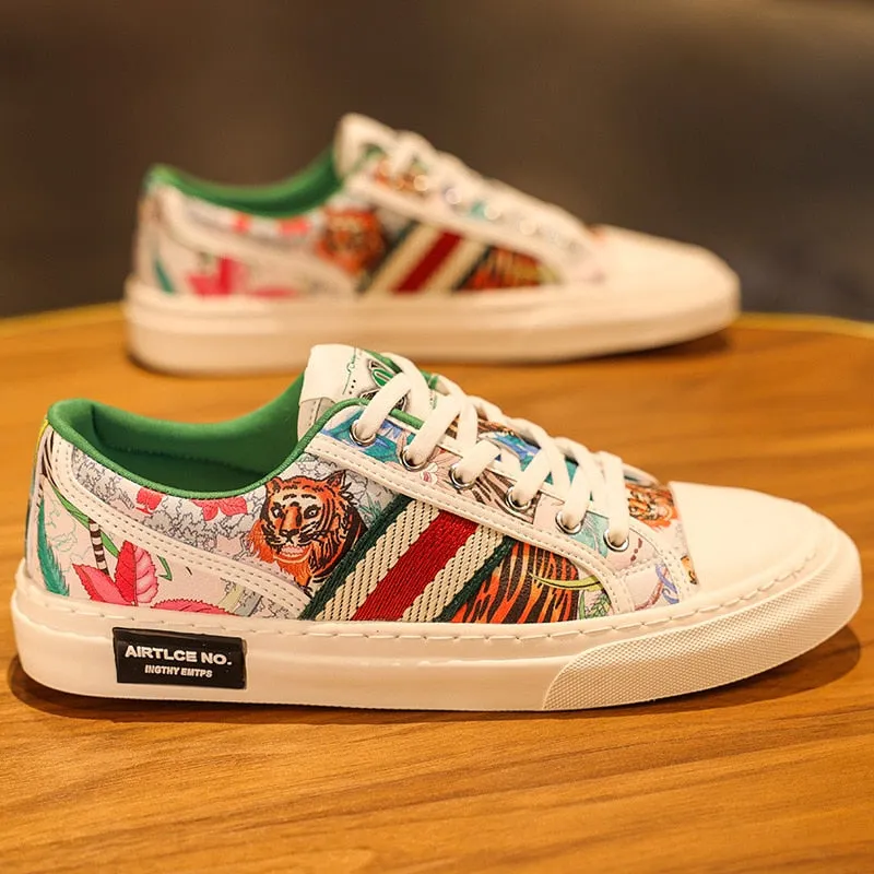 Men Skateboard Fashion High End Street Sneakers