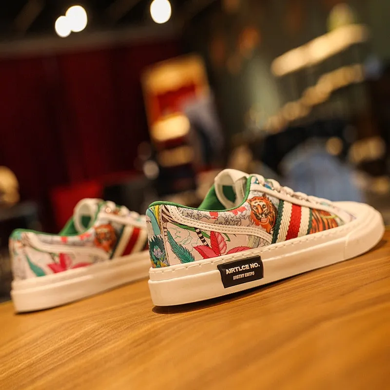 Men Skateboard Fashion High End Street Sneakers