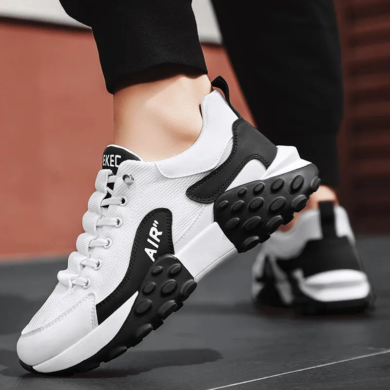 Men's Mesh Breathable Casual Thick-soled Height Increasing Shoes