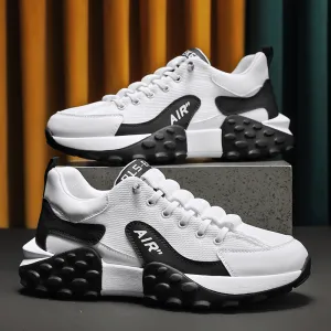 Men's Mesh Breathable Casual Thick-soled Height Increasing Shoes