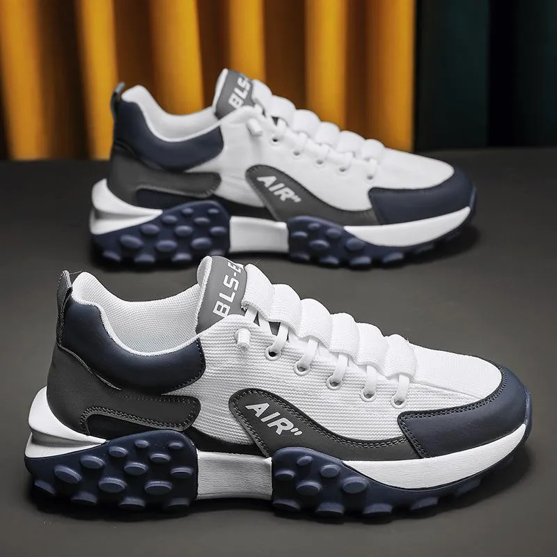 Men's Mesh Breathable Casual Thick-soled Height Increasing Shoes