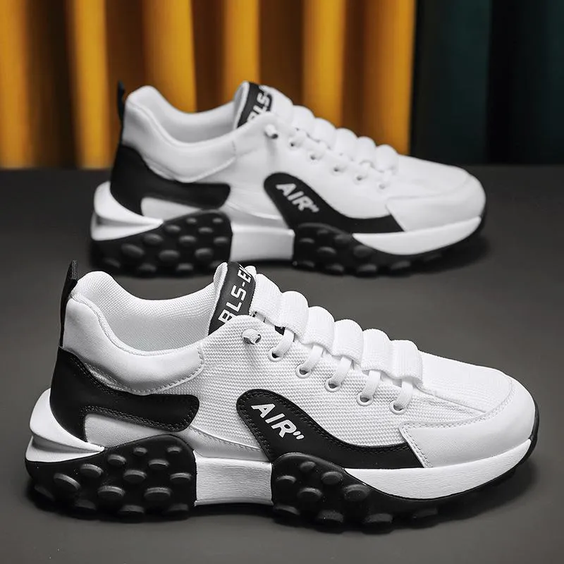Men's Mesh Breathable Casual Thick-soled Height Increasing Shoes