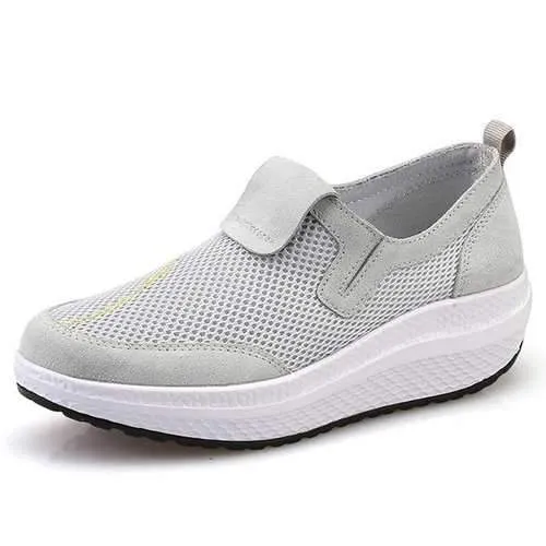 Mesh Rocker Sole Shoes