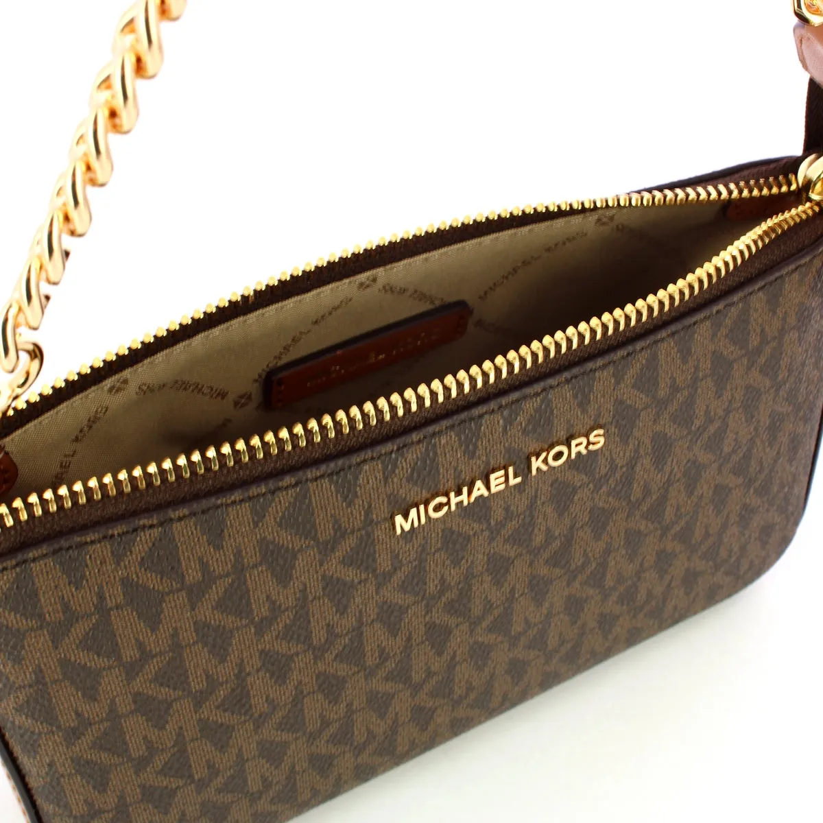Michael Kors - Pochette Jet Set Brown - 32F1GJ6W6B - BROWN