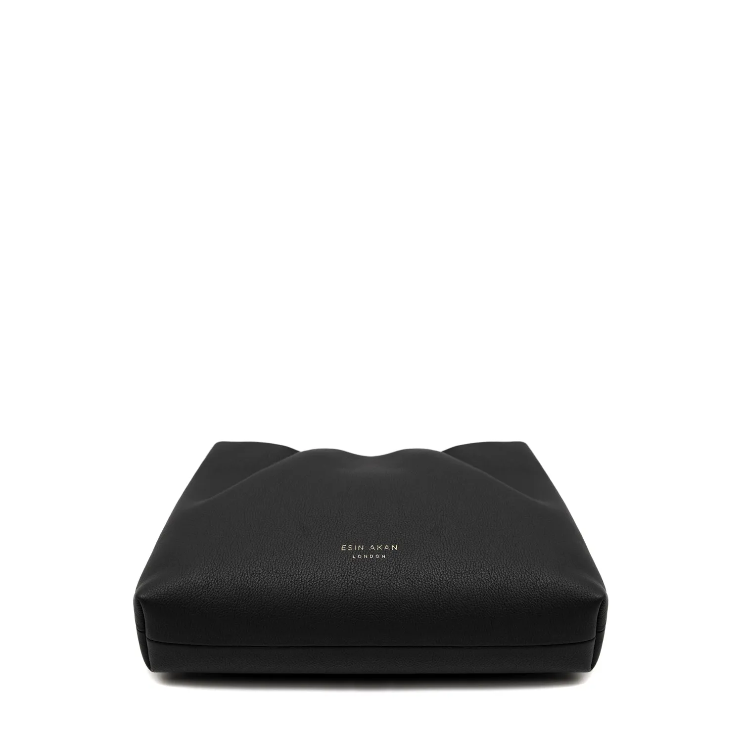 Midi Mayfair Leather Crossbody Bag, Black