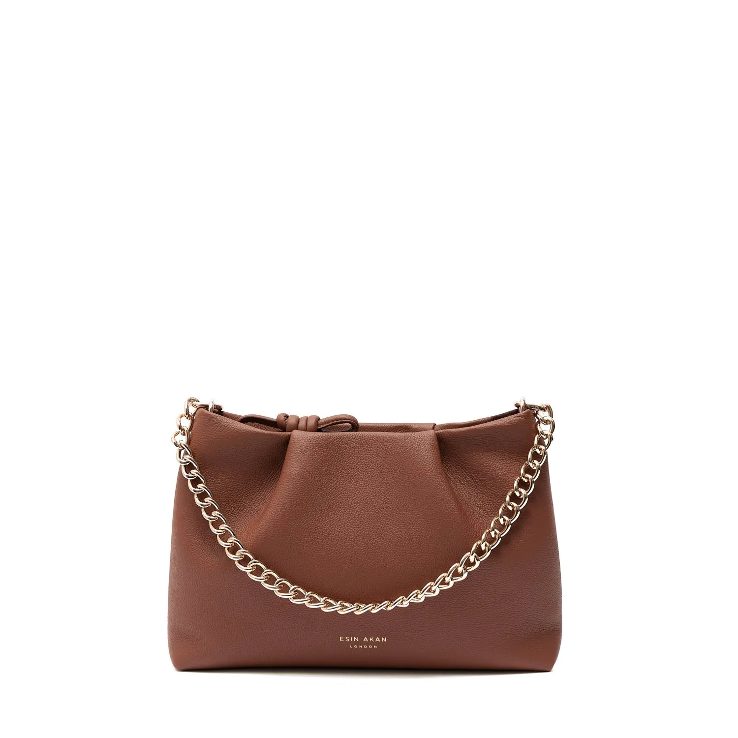 Midi Richmond Leather Crossbody Bag, Nutshell