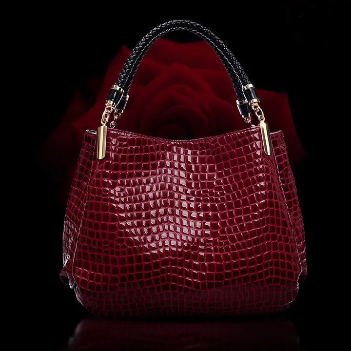 New Fashion Women's Ladies Leather Handbag Bag Tote Shoulder Bags