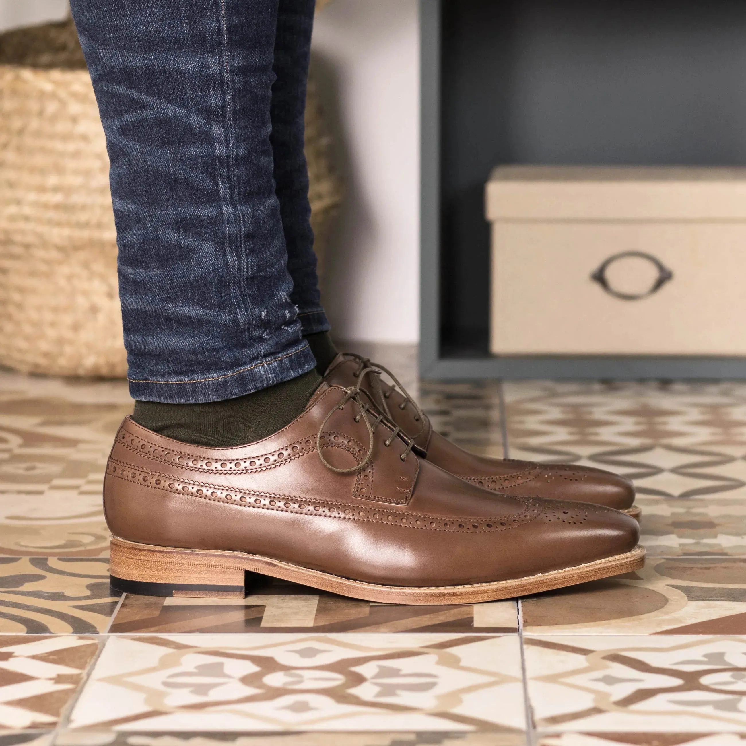 Norman Longwing Blucher shoes