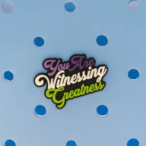 Owllaser DE Slogan Charm for HandBags, Accessories PVC Rubber for Bogg Bags