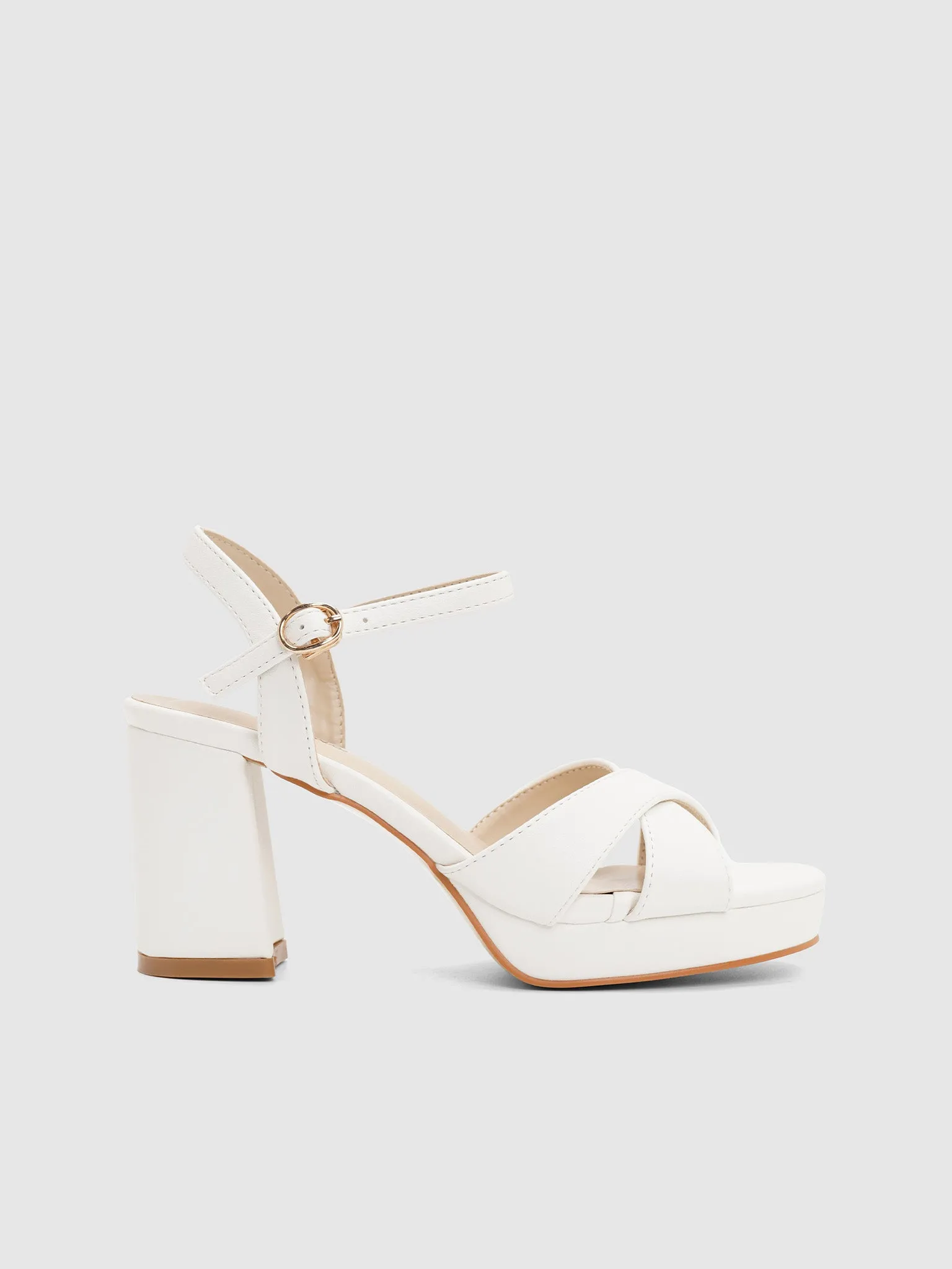 Pat Heel Sandals