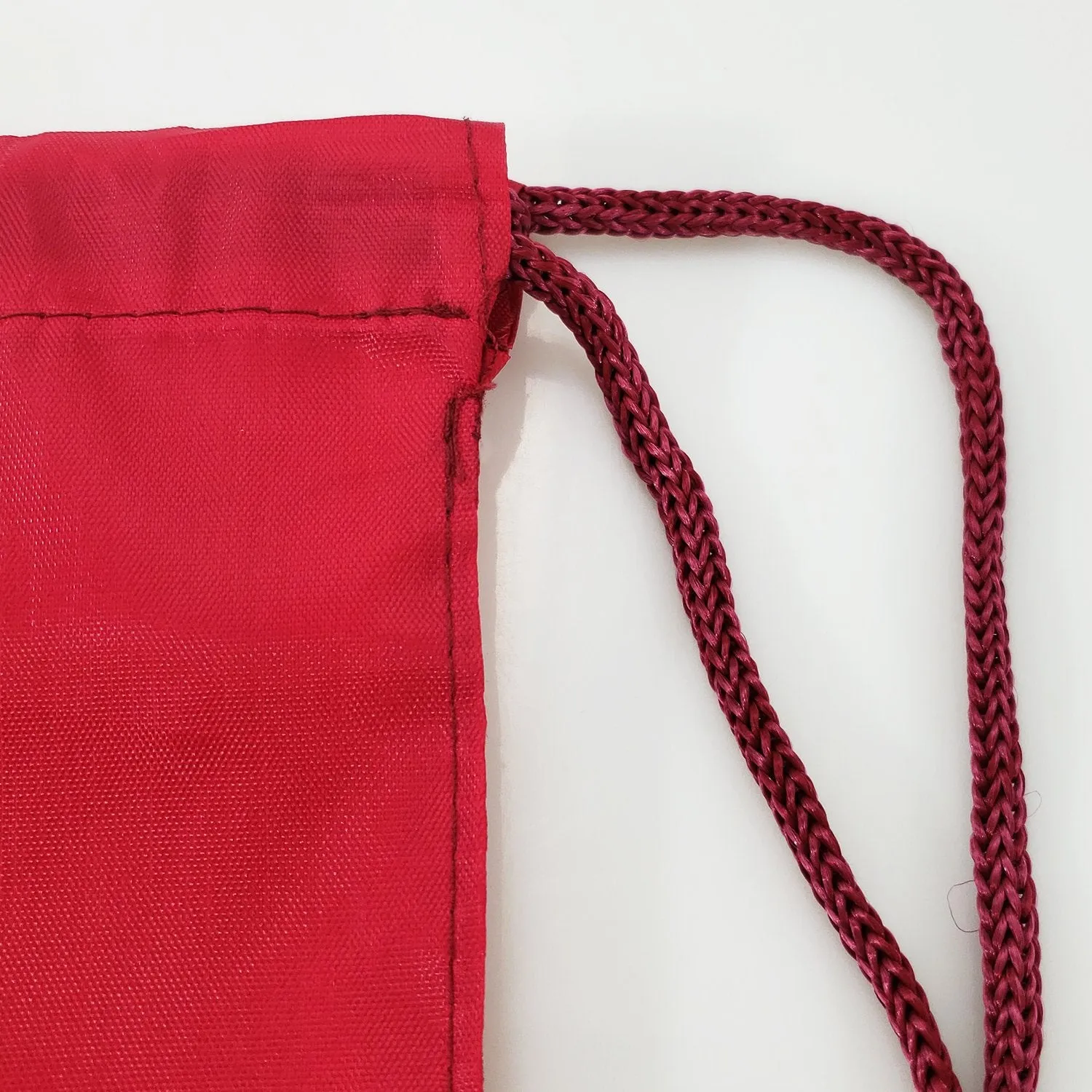 Polyester Value Drawstring Bags with Front Zippered Pocket - POL11