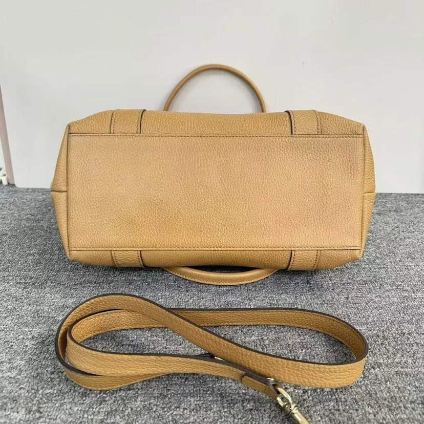 Preloved Gucci GG Marmont Medium Tan Leather Shoulder Bag