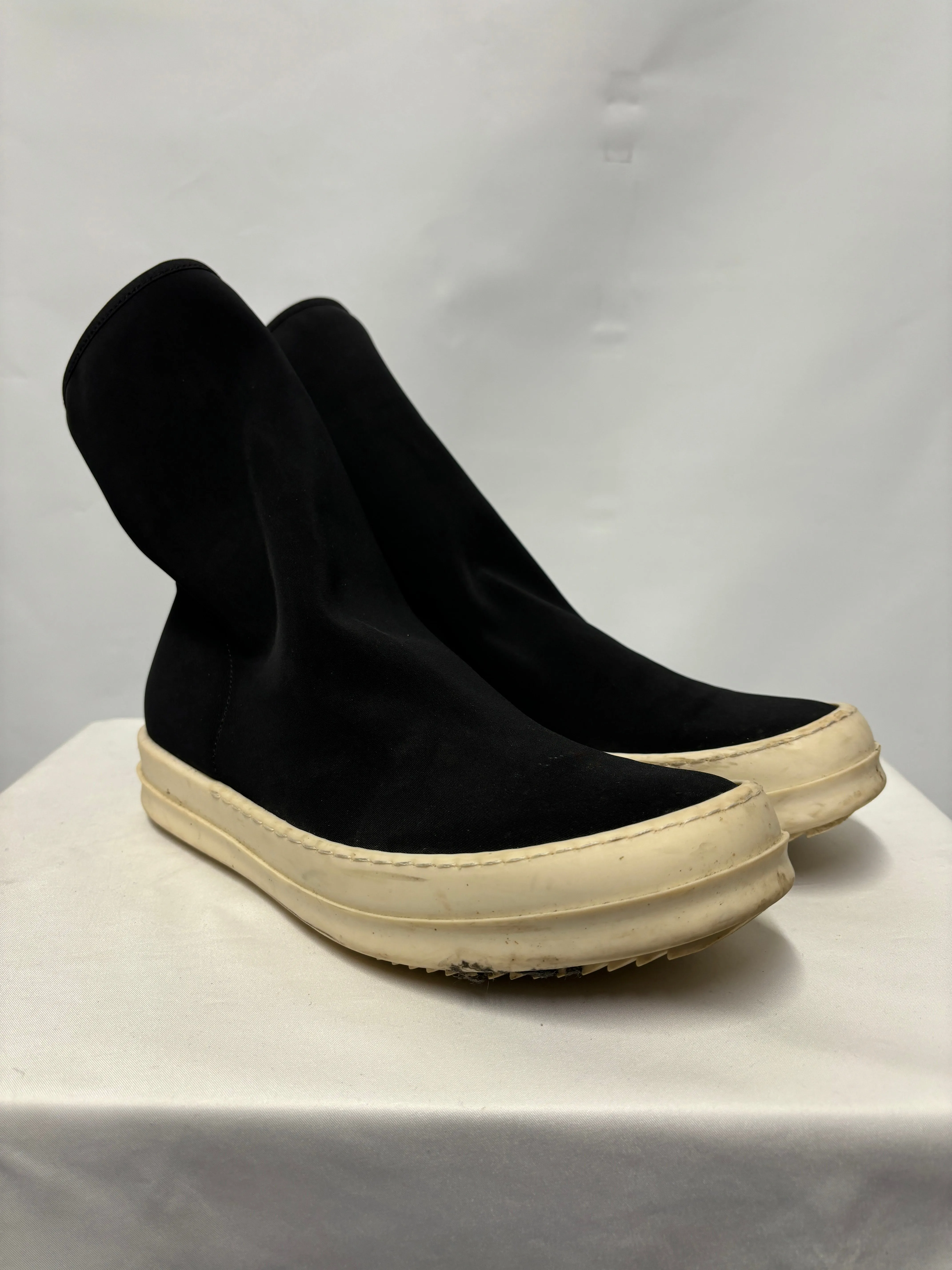 Rick Owens DRKSHDW Black Scuba Sock Sneakers 6