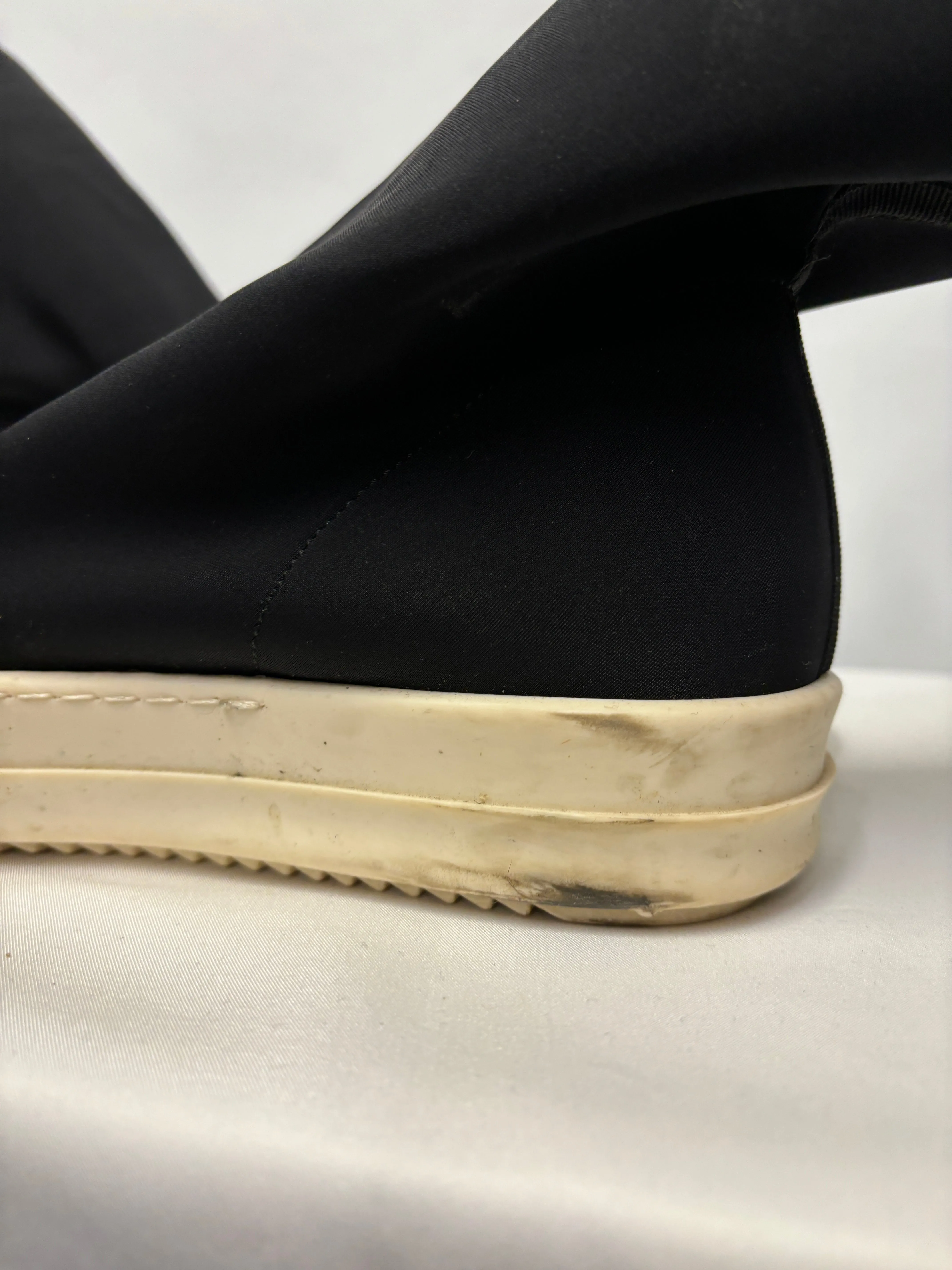 Rick Owens DRKSHDW Black Scuba Sock Sneakers 6