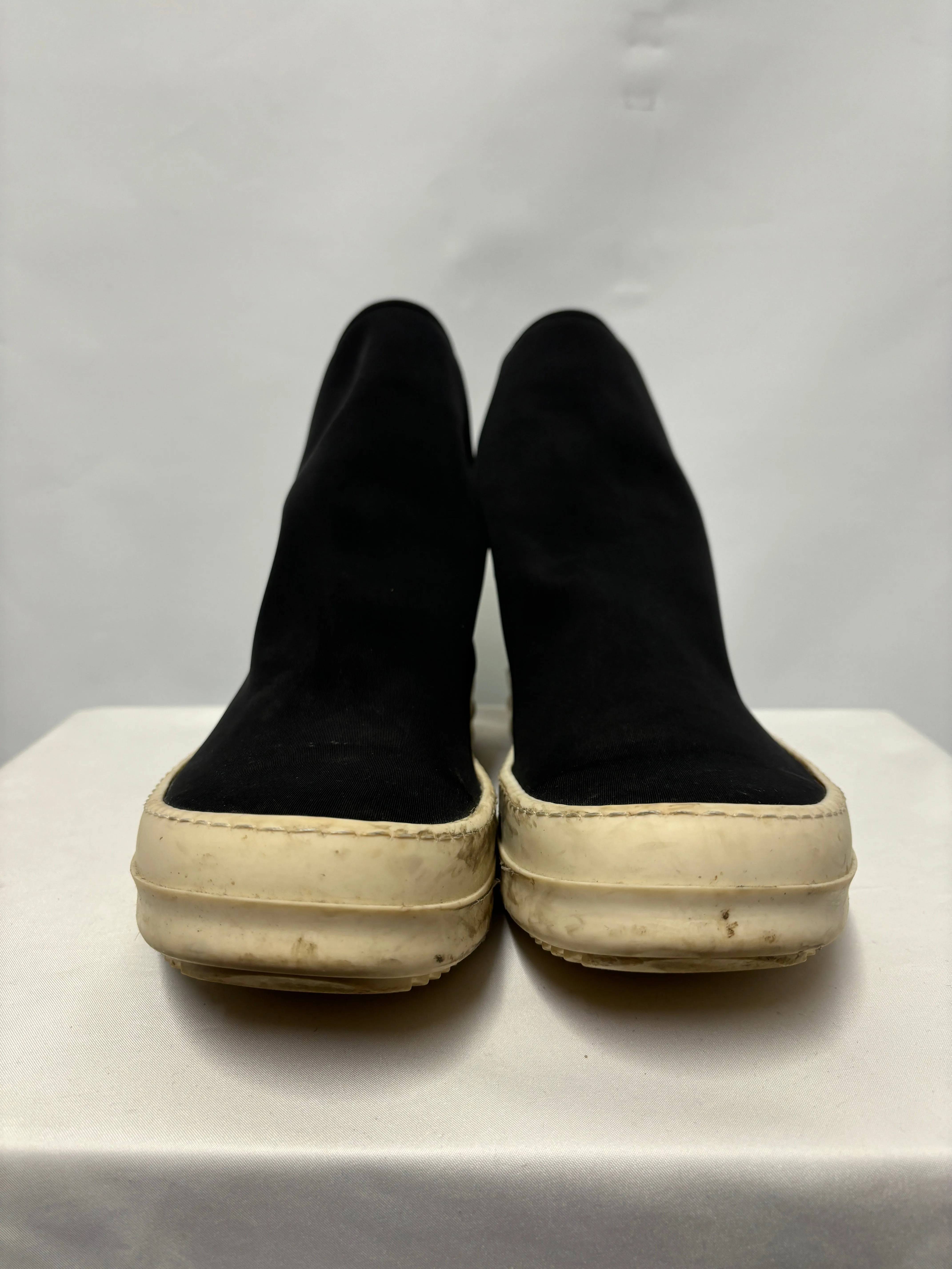 Rick Owens DRKSHDW Black Scuba Sock Sneakers 6