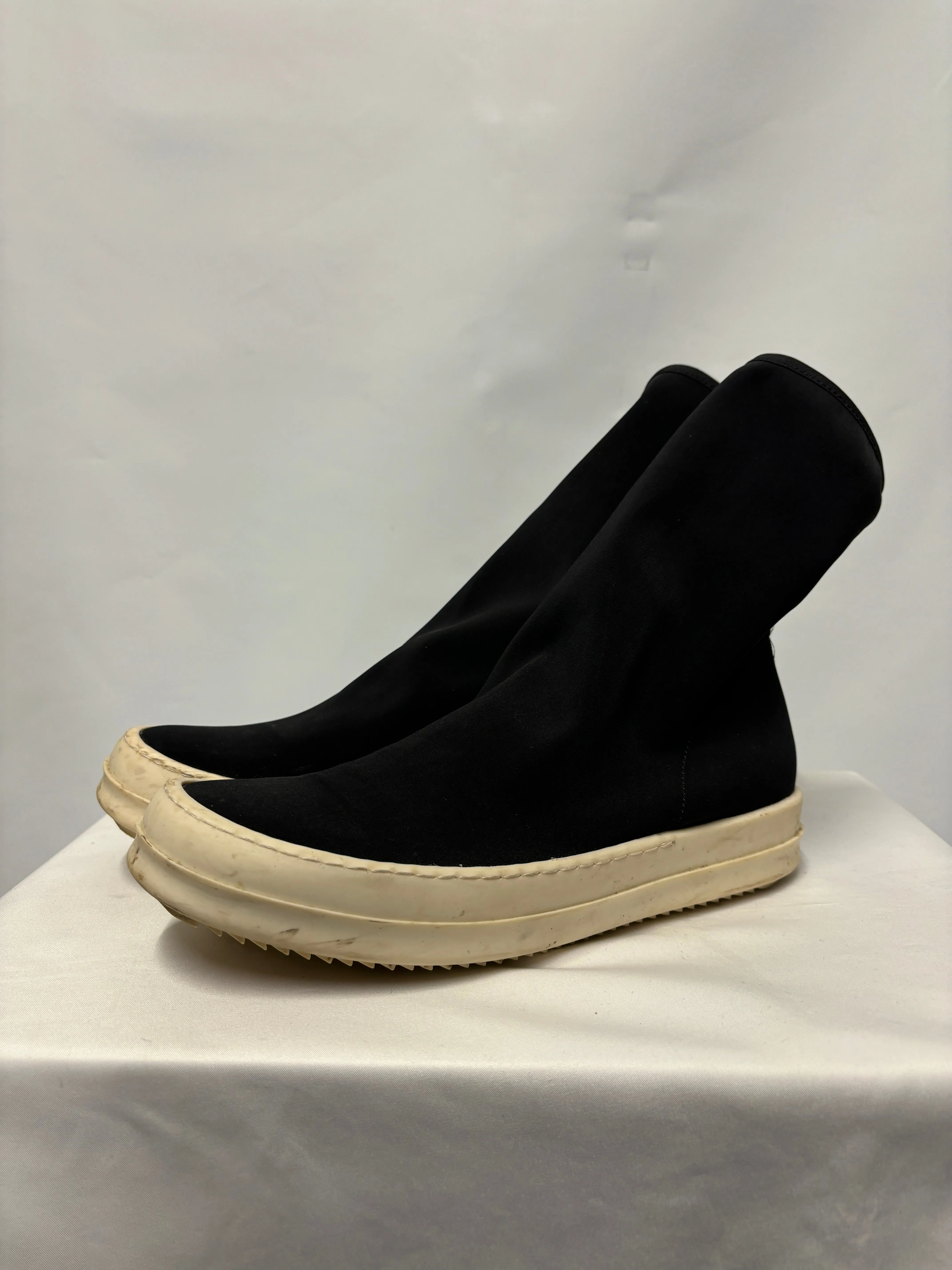 Rick Owens DRKSHDW Black Scuba Sock Sneakers 6