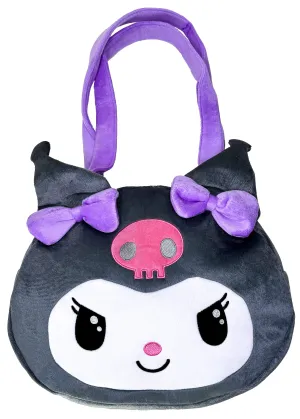Sanrio Kuromi Big Face Plush Tote
