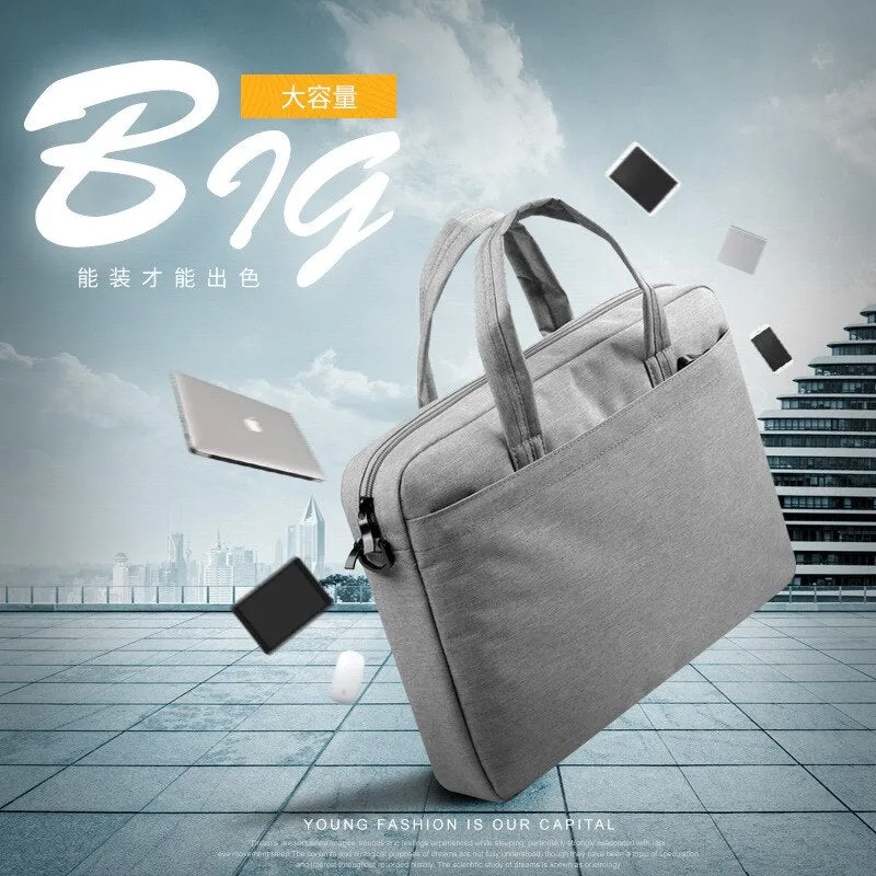 Sidiou Group Laptop Bag for Macbook Pro 13 15 inch Waterproof Notebook Bag Shoulder Bag Message Bag