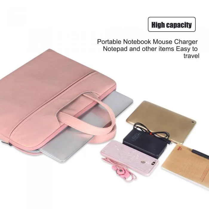Sidiou Group Multifunctional Laptop Handbag Anti-scratch Waterproof Durable Storage Bag
