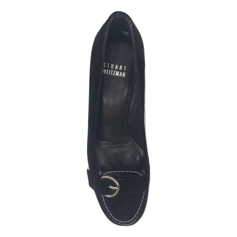 Stuart Weitzman 6W48934 Black Suede Pumps