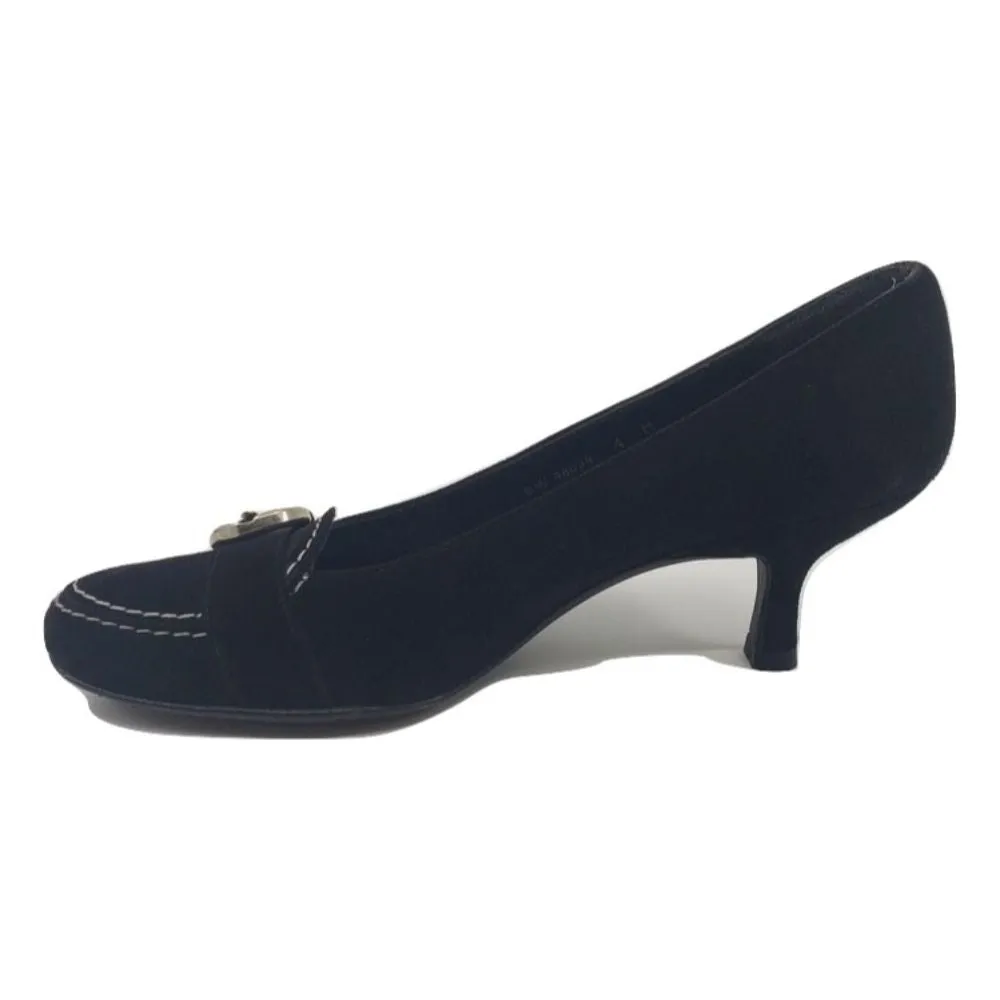 Stuart Weitzman 6W48934 Black Suede Pumps