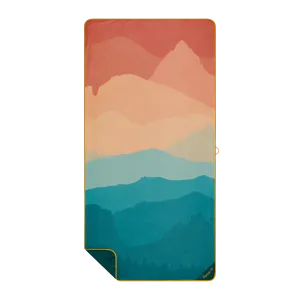Tech Towel - Rocky Mountain Sunset Fade