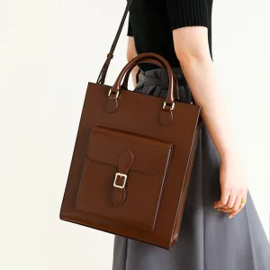 Vintage Real Leather Handbags Brown Leather Crossbody Bag