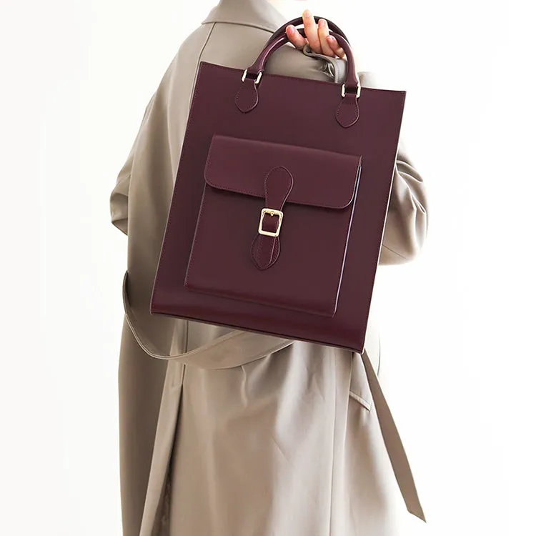 Vintage Real Leather Handbags Brown Leather Crossbody Bag