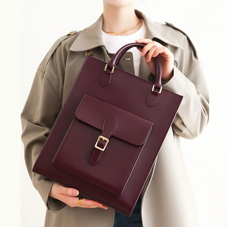 Vintage Real Leather Handbags Brown Leather Crossbody Bag
