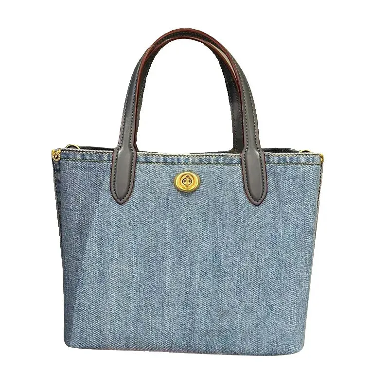 Vvsha Casual bags for women 2024 new denim Shoulder Messenger Bag Shopping Bags Students Book Bag Handbags Large Tote For Girls