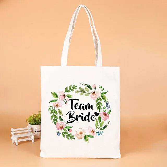 Wedding Party Team Bride Gifts Bags Wedding Favors Gifts for Guests Bag Bachelorette Party Decor Supplies