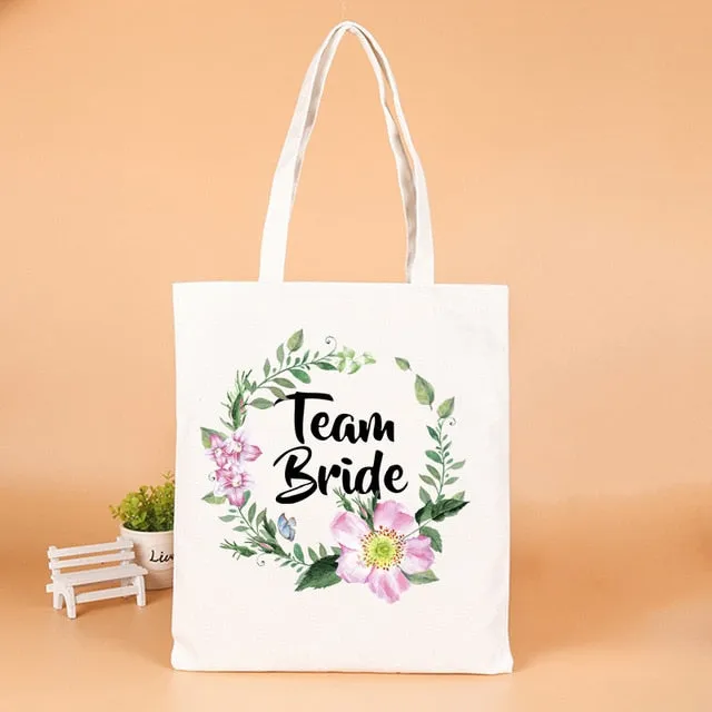 Wedding Party Team Bride Gifts Bags Wedding Favors Gifts for Guests Bag Bachelorette Party Decor Supplies