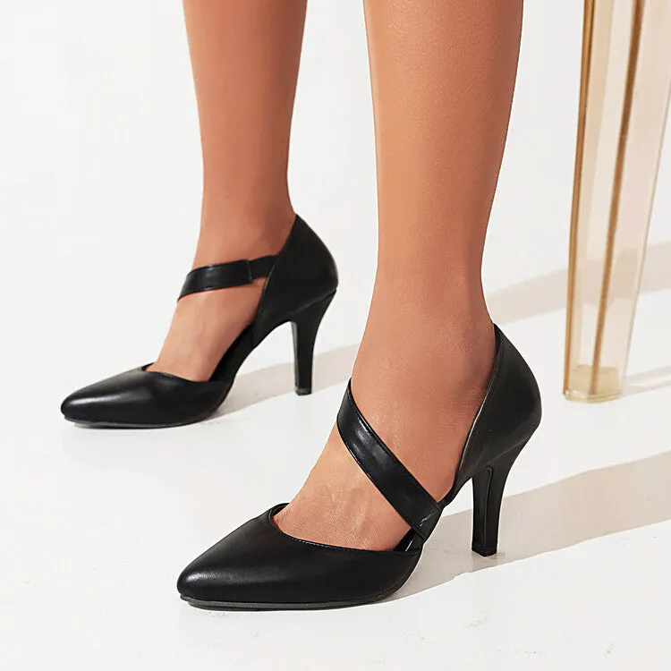 Women's Pointed Toe Stiletto High Heel Sandals