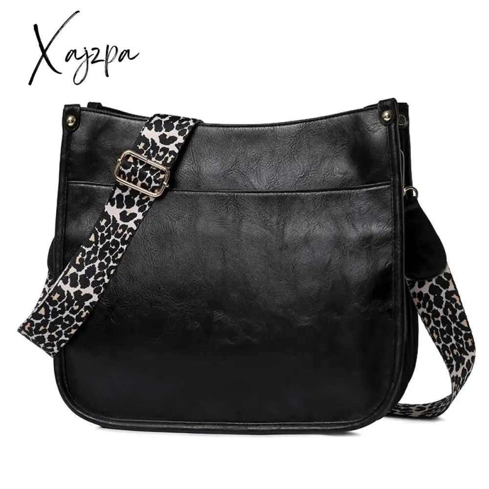 Xajzpa - Women Soft Leather Handbags Lady Small Cute Shoulder Bags Female Fashion Shopping Bag Bolsas Femininas Candy Color For Girl