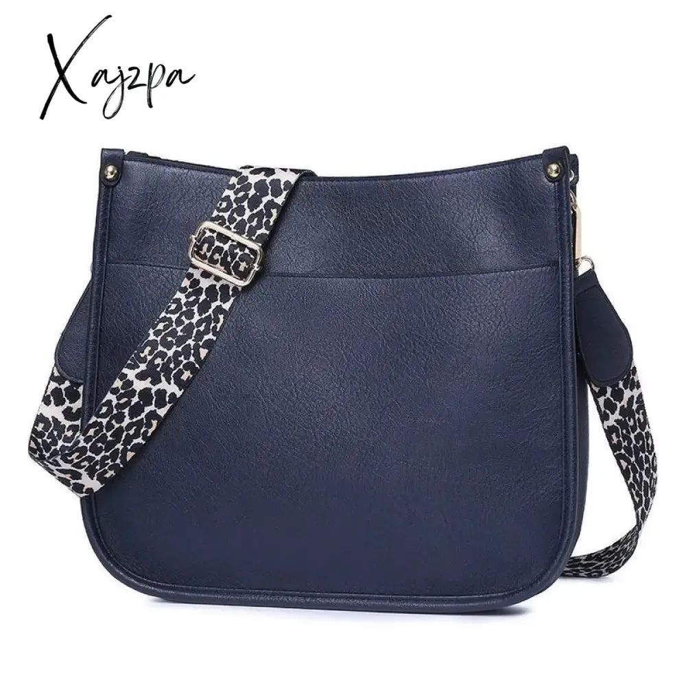 Xajzpa - Women Soft Leather Handbags Lady Small Cute Shoulder Bags Female Fashion Shopping Bag Bolsas Femininas Candy Color For Girl