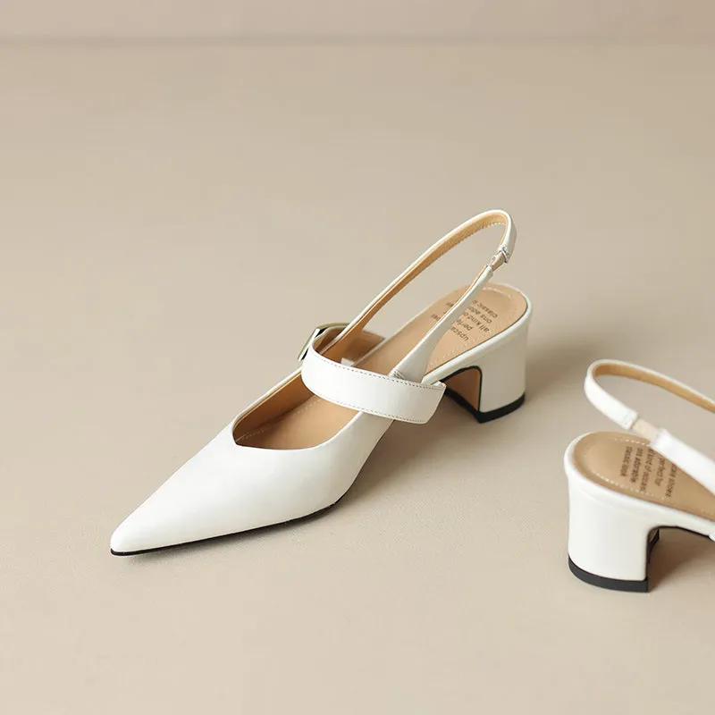 Zaira Slingback Pumps Low Heel